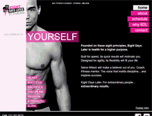 Tablet Screenshot of 8dlfitness.com